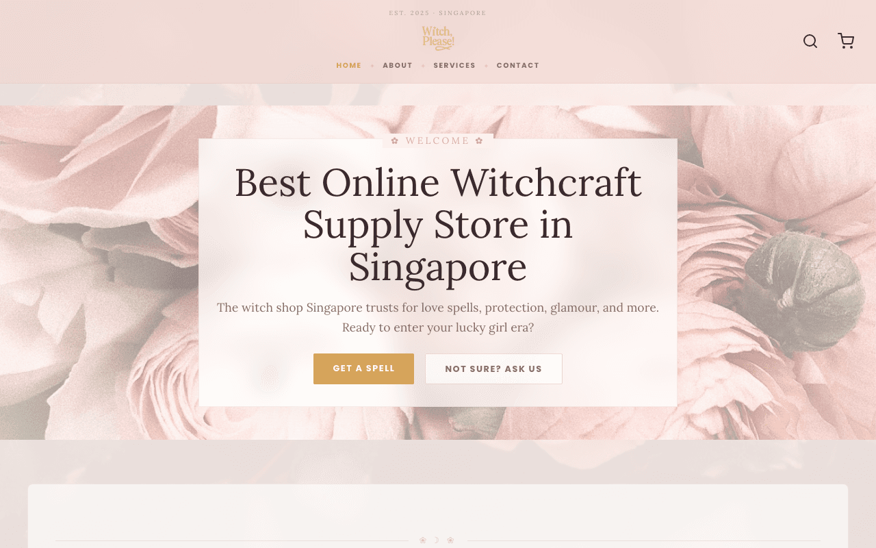 Shopify Store Complete Redesign website screenshot