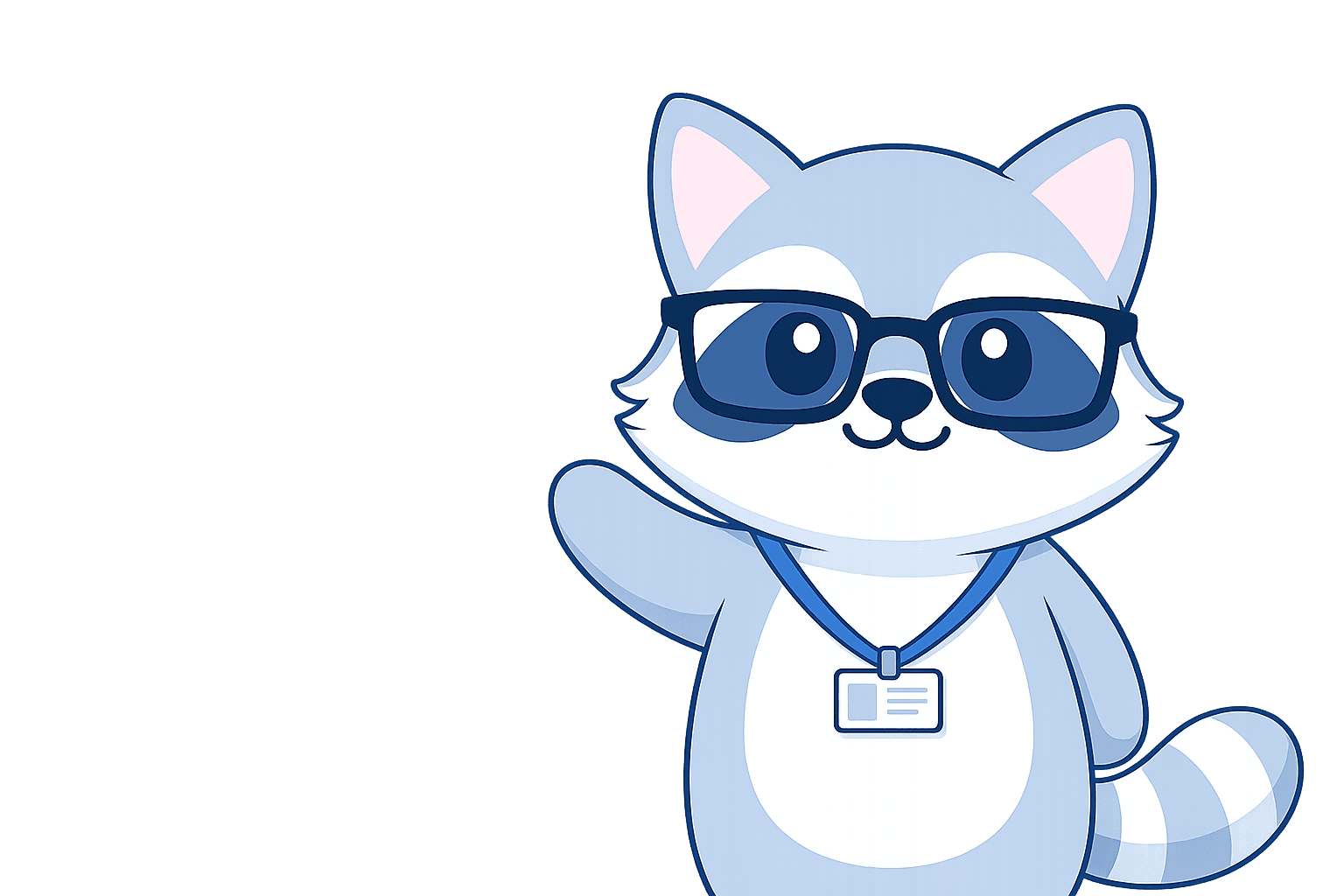 SEOExpert raccoon mascot - digital marketing agency in Singapore