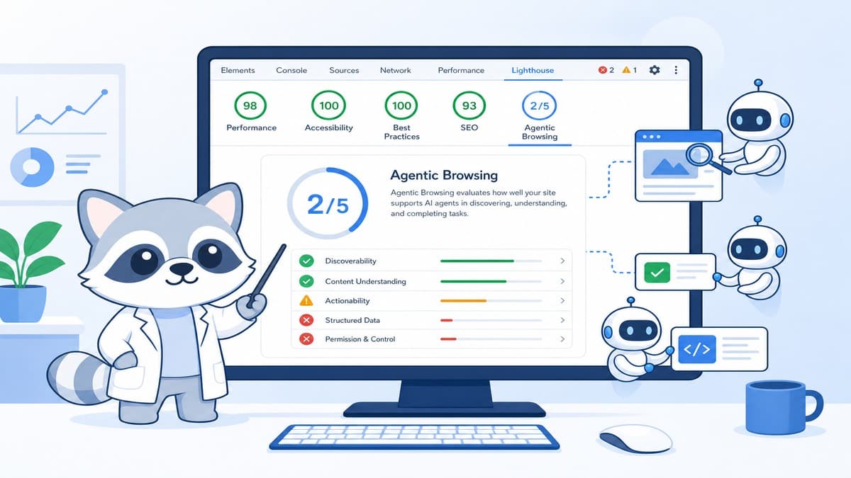 How to Check If Your Website Is Ready for AI Agents (Google's New Lighthouse Report)